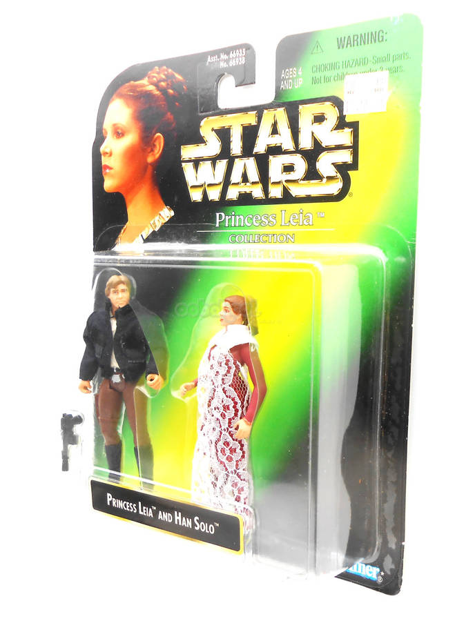 Star Wars / Princess Leia and Han Solo / Princess Leia Collection / 1997 Kenner 3.75" Series / MOC