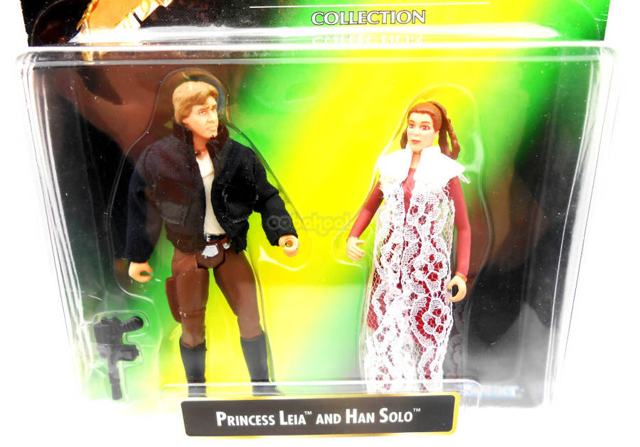 Star Wars / Princess Leia and Han Solo / Princess Leia Collection / 1997 Kenner 3.75" Series / MOC