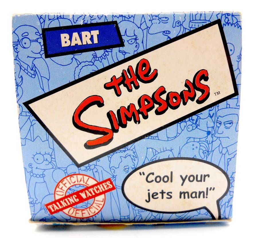 The Simpsons / Bart "Cool Your Jets Man!" / Official TALKING WATCHES 2002 Limited Edition