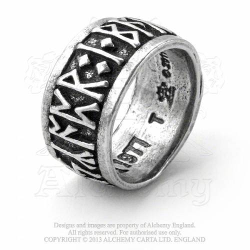 Alchemy Gothic AG-R173 Runeband - UK Size: W | US Size: 11