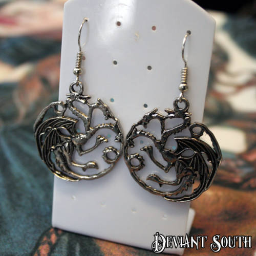 Game of Thrones House Targaryen Earrings