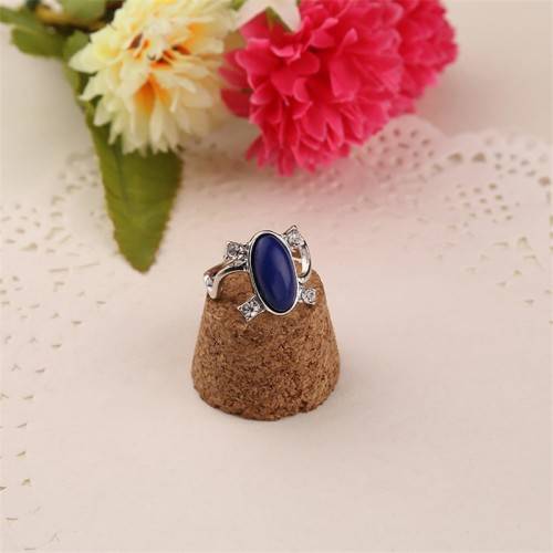The Vampire Diaries Elena Gilbert Blue Stone Ring Size US 6 | UK M
