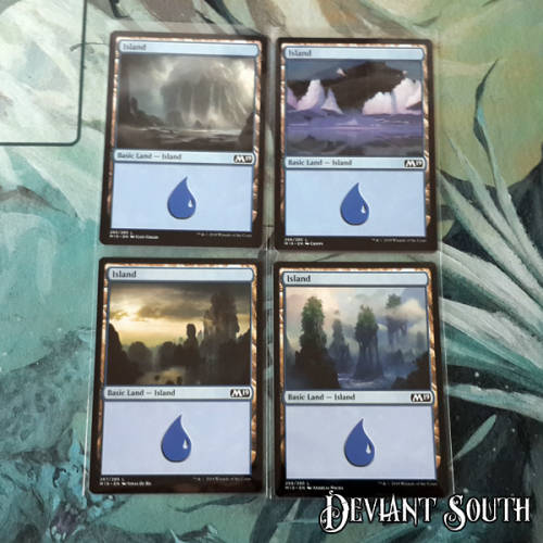 Magic: The Gathering MTG Singles - Core Set 2019 (M19) - Islands (4 pack)