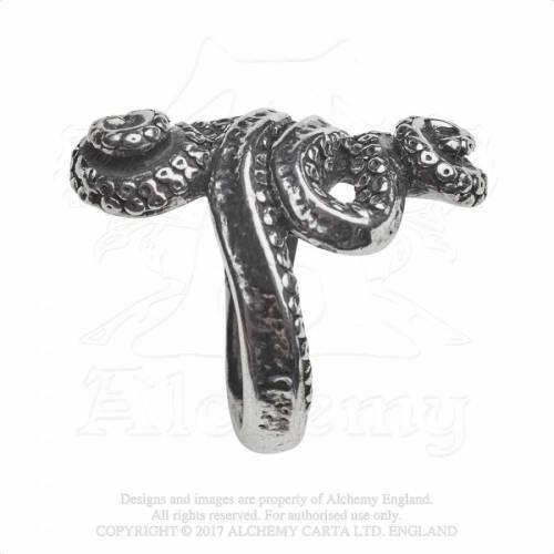 Alchemy Gothic AG-R221 Kraken ring - Size: T (UK) | -9 (US)