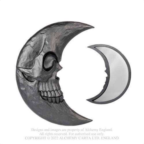 Alchemy Gothic V108 Black Moon Hand Mirror