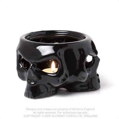 Alchemy Gothic MWCB4 Skull Mug Warmer (crystal ball not included)