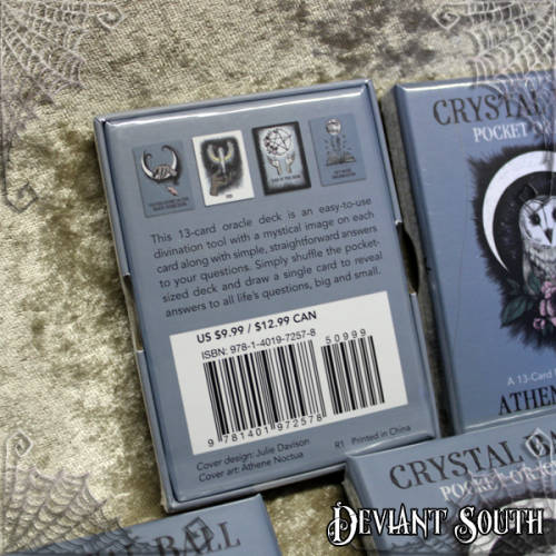 NEW - IN STOCK - Crystal Ball Pocket Oracle Deck -- 13 Oracle Cards and Guidebook
