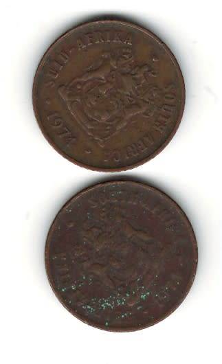2 x 1974 1 Cent