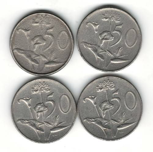 **R1 START - 50 Cents 2x1970, 1977, 1978