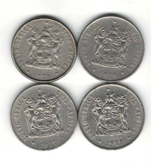 **R1 START - 50 Cents 2x1970, 1977, 1978