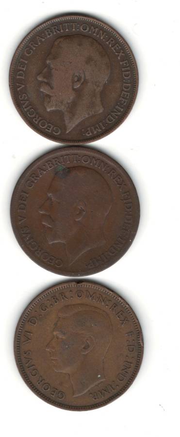 **R1 START - 3 x 1 Penny Great Britain