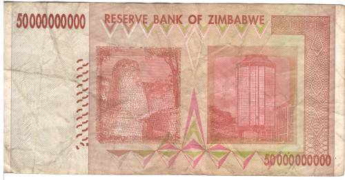 **R1 START - 50 000 000 000 (Fifty Billion) Dollars Zimbabwe