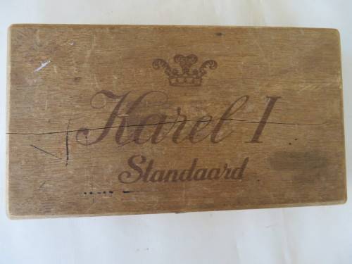 WOODEN CIGAR BOX - KAREL 1 - STANDAARD - 235 X 130 X 40 MM - AS PER SCAN
