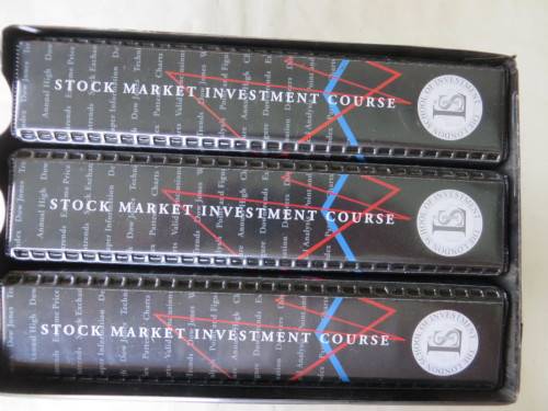 STOCK MARKET INVESTMENT COURSE - 3 FOLDERS - THE LONDON SCHOOL OF INVESTMENT 2001