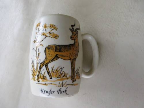SMALL MUG - KRUGER PARK - F 53 - 45 MM DIAM - 70 MM HIGH - AS PER SCAN