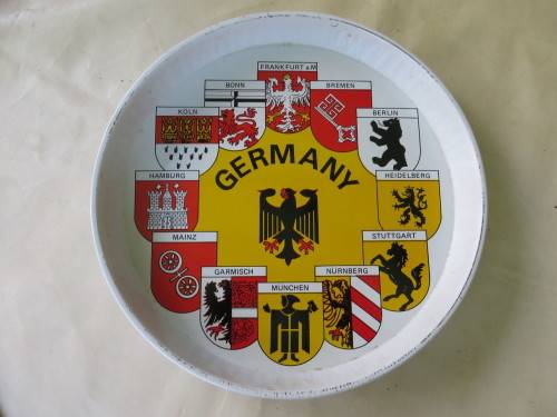 GERMAN BAR TRAY - 300 MM DIAM. - 35 MM HIGH - AS PER SCAN