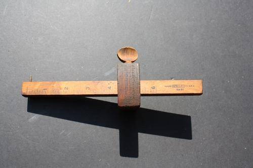 VINTAGE WOODEN BLOCK GAUGE - STANLEY - NO.61 PLEASE HAVE A LOOK
