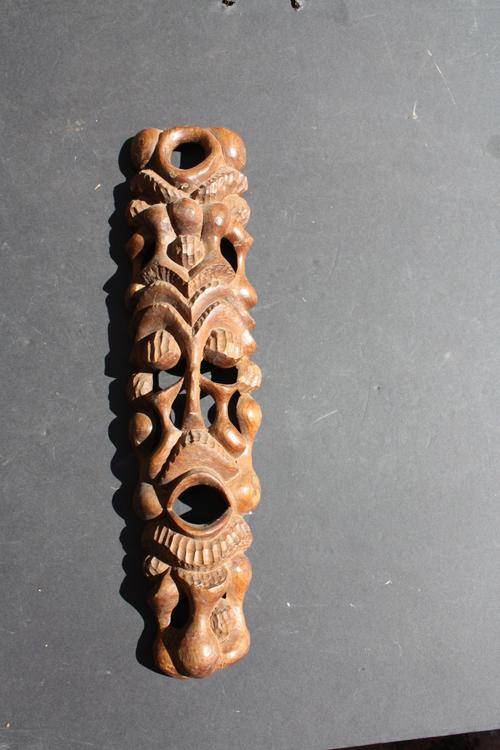 CARVED WOODEN AFRICAN MASK - 390 MM - CLEARANCE SALE