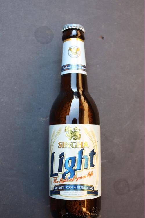 BEER BOTTLE - SINGHA LIGHT - THAILAND - PLEASE HAVE A LOOK
