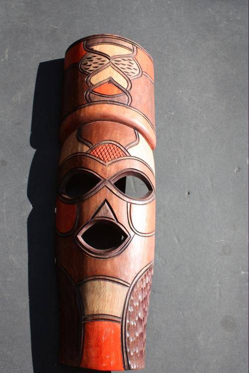 AFRICAN MASK - 140 X 480 MM