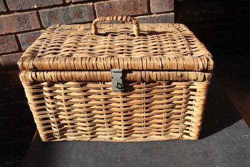 VINTAGE BASKET - 410 X 260 MM - 230 MM HIGH - CLEARANCE SALE