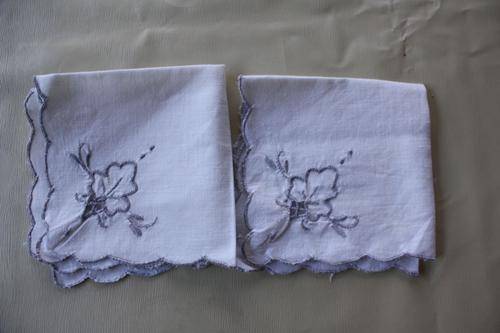 TWO SMALL TABLE CLOTH - 240 X 240 MM - PLEASE HAVE A LOOK