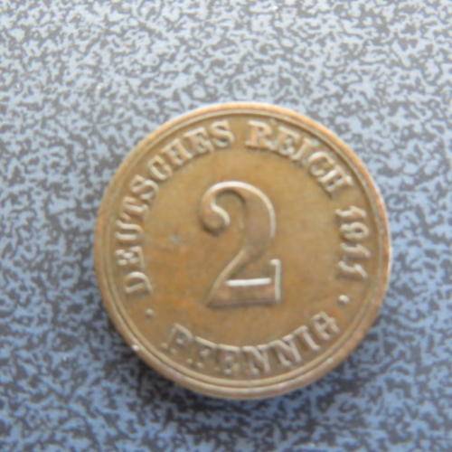 DEUTSCHES REICH  - 2 PFENNIG - 1911 - PLEASE HAVE A LOOK