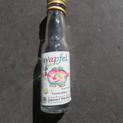 MINI BOTTLE - 20 ML. - WAPFEL - GERMANY - EMPTY - PLEASE HAVE A LOOK