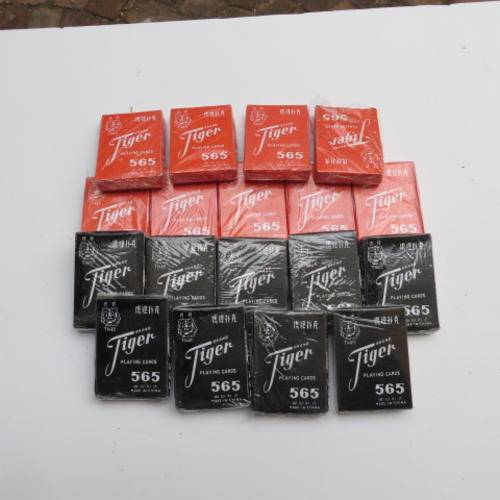 18 SETS OF CARDS - TIGER BRAND - PLAYING CARDS - 565 - PLEASE HAVE A LOOK