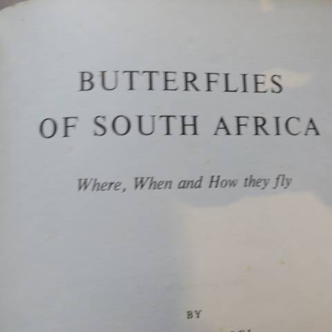 BUTTERFLIES OF SOUTH AFRICA -  D.A. SWANEPOEL