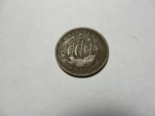 GREAT BRITAIN - HALF PENNY - 1937