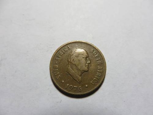 REPUBLIC OF SOUTH AFRICA - 1 CENT - 1976 - ENGLISH / AFRIKAANS