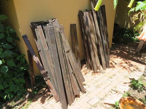 LARGE SELECTION OF USED MERANTI TIMBER DECKING - CAN ONLY BE COLLECTED - AS PER SCAN