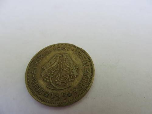 REPUBLIC OF SOUTH AFRICA - 1/2 C - 1961