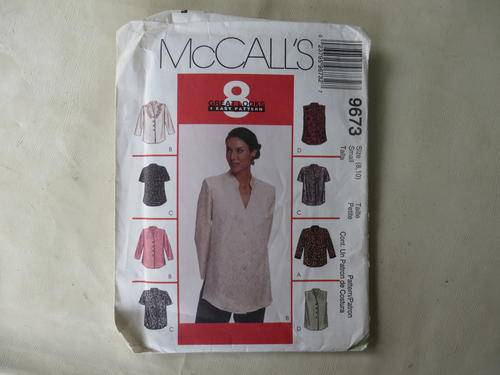 MCCALLS - PATTERN NO.9673  - SIZE 8-10 SMALL - FACTORY FOLDED