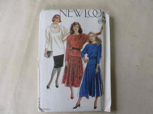NEW LOOK - PATTERN NO. 6909 - SIZE 8-18 SIX SIZES IN ONE - FACTORY FOLDED