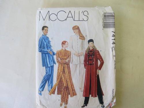 MCCALL'S - PATTERN NO. 7414 - SIZE B 8-12