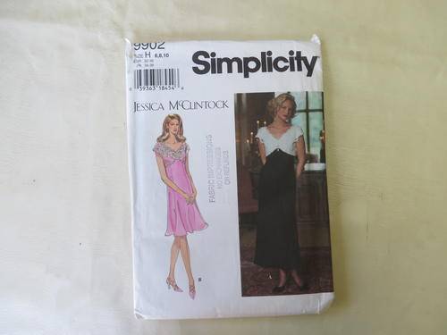 SIMPLICITY - PATTERN NO.9902  - SIZE H 6-8-10 - FACTORY FOLDED
