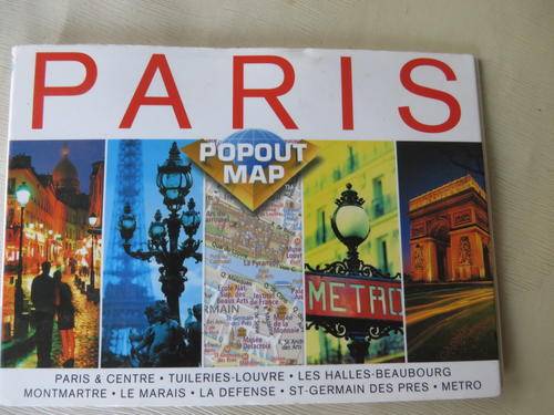 POP OUT MAP - PARIS