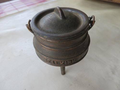 FALKIRK POTJIE POT FOR HALF A POTATO - 70 MM DIAM. 85 MM HIGH - AS PER SCAN