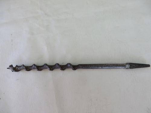 OLD WOOD DRILL BIT - APPR. 200 MM LONG - 7 MM - SHEFFIELD - AS PER SCAN