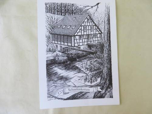 OLD PRINT - HAAN - GERMANY - SCHAAFENKOTTEN - 210 X 295 MM
