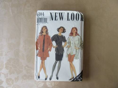 NEW LOOK - PATTERN NO. 6104 - SIZE 12-24- FACTORY FOLDED - AS PER SCAN