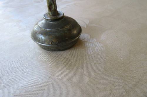 OLD OIL CAN - 45 MM DIAM. - 90 MM HIGH - AS A COLLECTORS ITEM ONLY - AS PER SCAN