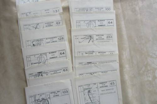 15 OLD STRIP MAPS - AS PER SCAN