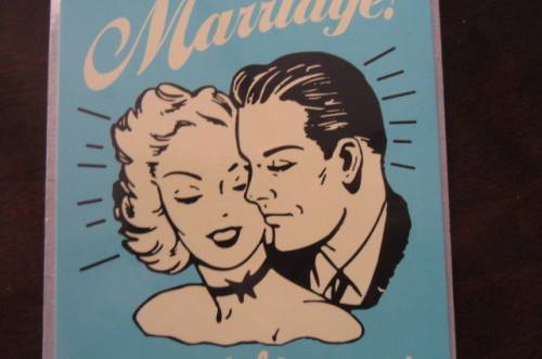 UNUSED POST CARD - MARRIAGE