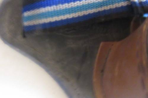 LEATHER FISHING ROD HOLDER - BUCKET- COMFORT LUXURY - AS PER SCAN