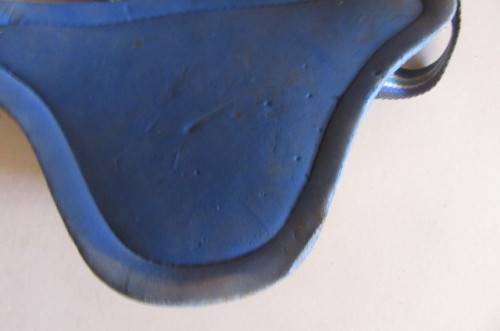 LEATHER FISHING ROD HOLDER - BUCKET- COMFORT LUXURY - AS PER SCAN