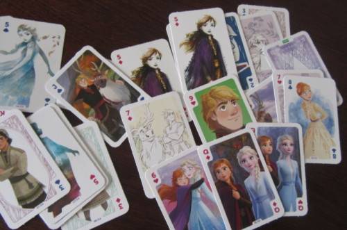 39VARIOUS FROZEN II PLAYING CARDS