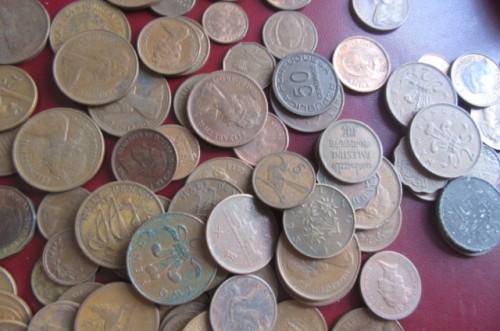 COIN CLEARANCE -R110 UNCHECKED INTERATIONAL COPPER COINS - CO3